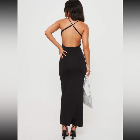 Princess Polly Maxi Dress Black - Picture 3 of 5